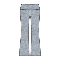 Women’s Foldover Waistband Heavyweight Fleece Flare Pants