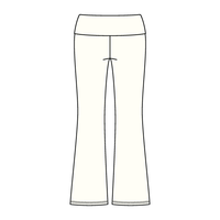 Women’s Foldover Waistband Heavyweight Fleece Flare Pants