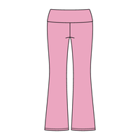Women’s Foldover Waistband Heavyweight Fleece Flare Pants