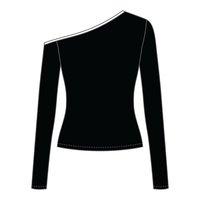 Women’s Fitted Long Sleeve Off Shoulder Top - The Collegiate Lineup