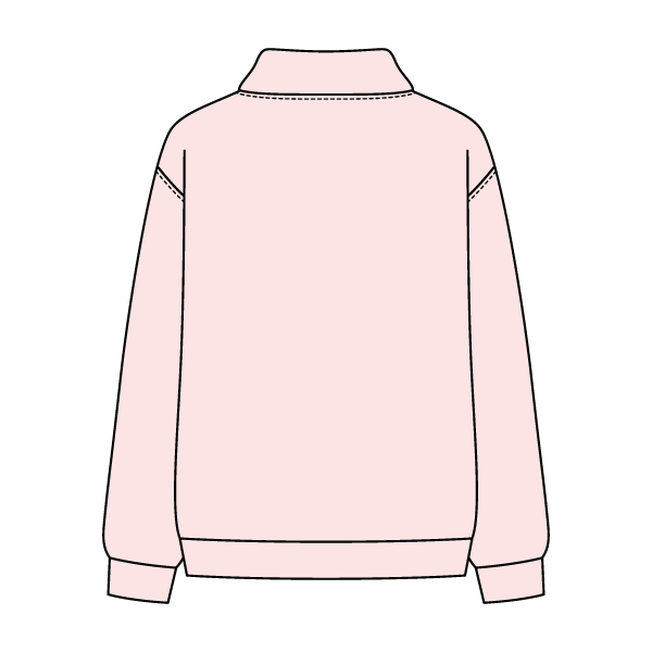 Women’s Rollover Neck Oversized Dolman Sweatshirt