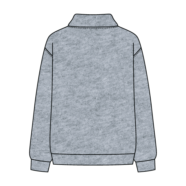 Women’s Rollover Neck Oversized Dolman Sweatshirt