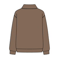 Women’s Rollover Neck Oversized Dolman Sweatshirt
