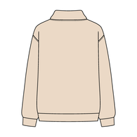 Women’s Rollover Neck Oversized Dolman Sweatshirt