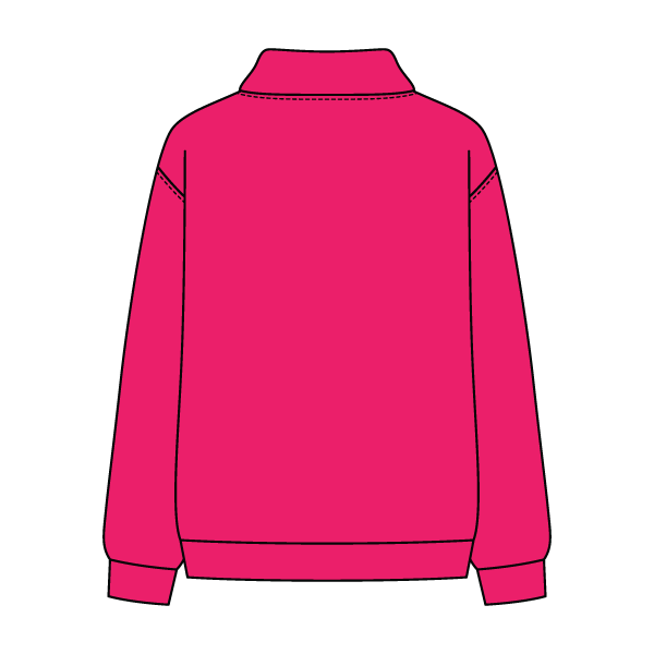 Women’s Rollover Neck Oversized Dolman Sweatshirt
