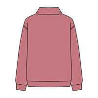 Women’s Rollover Neck Oversized Dolman Sweatshirt