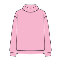 Women’s Rollover Neck Oversized Dolman Sweatshirt