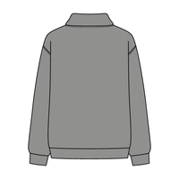 Women’s Rollover Neck Oversized Dolman Sweatshirt