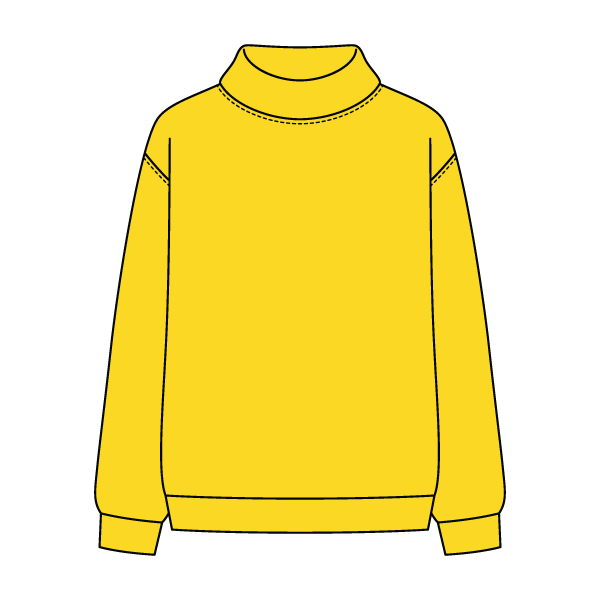 Women’s Rollover Neck Oversized Dolman Sweatshirt