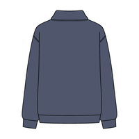 Women’s Rollover Neck Oversized Dolman Sweatshirt