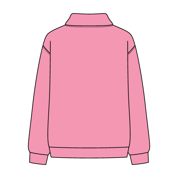 Women’s Rollover Neck Oversized Dolman Sweatshirt
