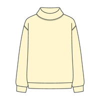 Women’s Rollover Neck Oversized Dolman Sweatshirt