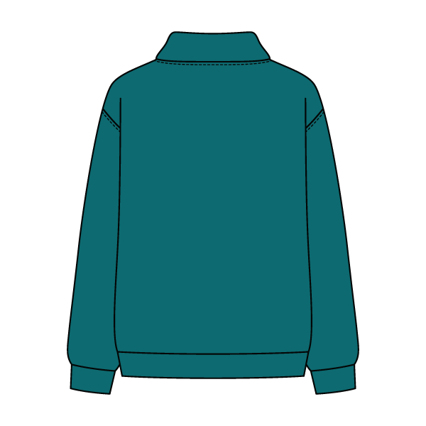 Women’s Rollover Neck Oversized Dolman Sweatshirt