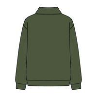Women’s Rollover Neck Oversized Dolman Sweatshirt