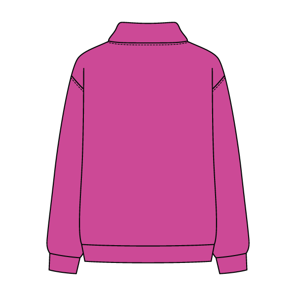 Women’s Rollover Neck Oversized Dolman Sweatshirt