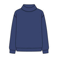 Women’s Rollover Neck Oversized Dolman Sweatshirt