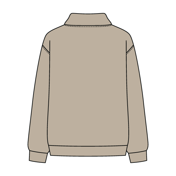 Women’s Rollover Neck Oversized Dolman Sweatshirt