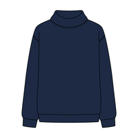 Women’s Rollover Neck Oversized Dolman Sweatshirt