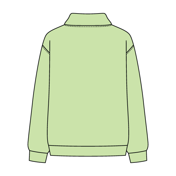 Women’s Rollover Neck Oversized Dolman Sweatshirt
