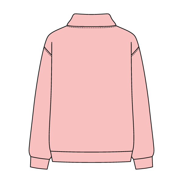 Women’s Rollover Neck Oversized Dolman Sweatshirt