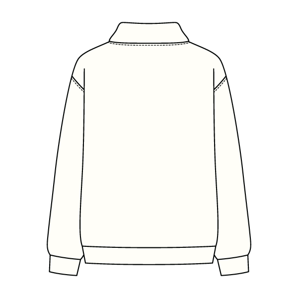 Women’s Rollover Neck Oversized Dolman Sweatshirt