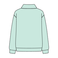Women’s Rollover Neck Oversized Dolman Sweatshirt