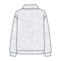 Women’s Rollover Neck Oversized Dolman Sweatshirt