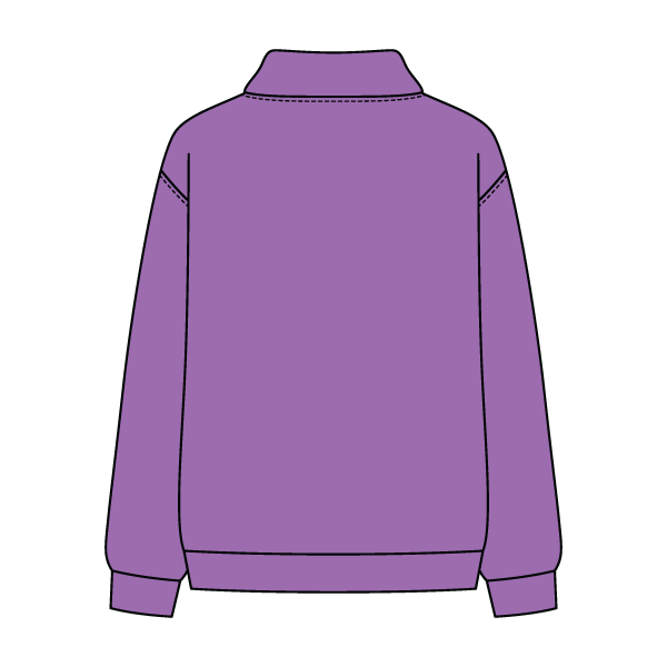 Women’s Rollover Neck Oversized Dolman Sweatshirt
