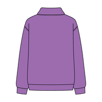 Women’s Rollover Neck Oversized Dolman Sweatshirt