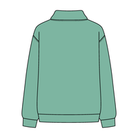 Women’s Rollover Neck Oversized Dolman Sweatshirt