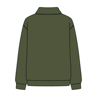 Women’s Rollover Neck Oversized Dolman Sweatshirt