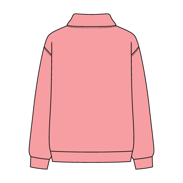 Women’s Rollover Neck Oversized Dolman Sweatshirt