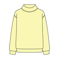 Women’s Rollover Neck Oversized Dolman Sweatshirt