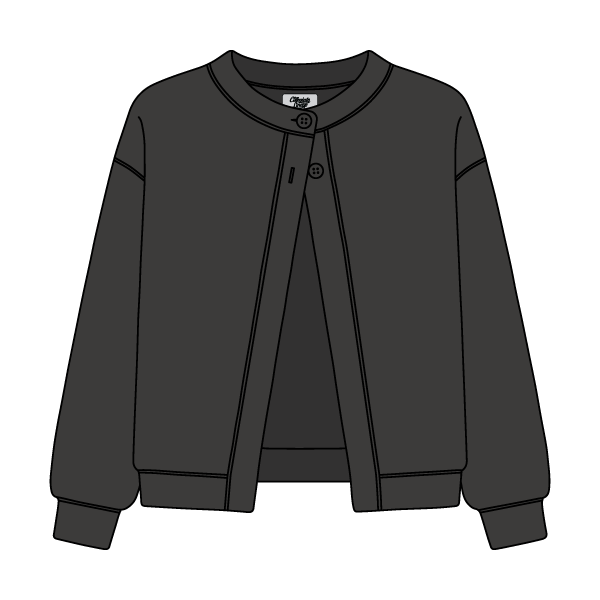 Women’s French Terry Open Front Cardigan - The Collegiate Lineup