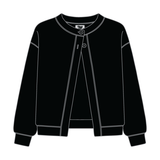 Women’s French Terry Open Front Cardigan