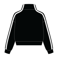 Women’s Heavyweight French Terry Cropped Zip Up Mock Neck Sweatshirt