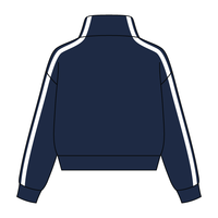 Women’s Heavyweight French Terry Cropped Zip Up Mock Neck Sweatshirt