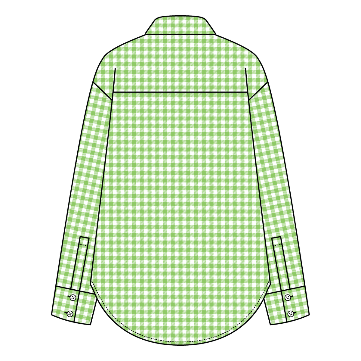 Women’s Classic Oversized Gingham Button-Down Shirt