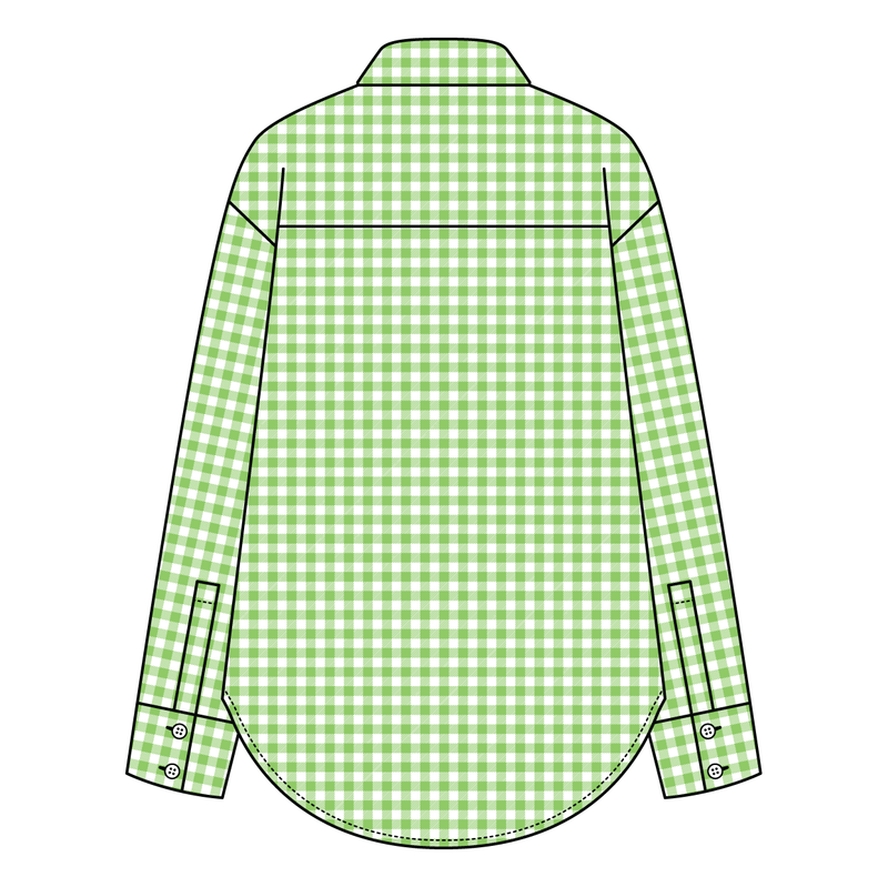 Women’s Classic Oversized Gingham Button-Down Shirt