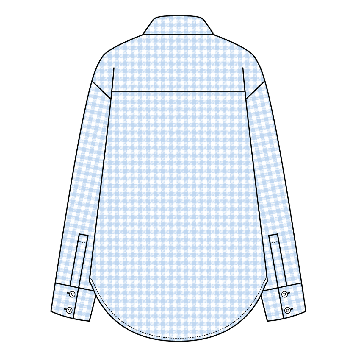 Women’s Classic Oversized Gingham Button-Down Shirt