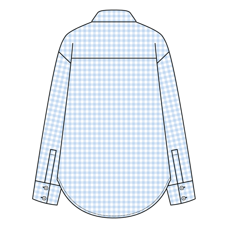 Women’s Classic Oversized Gingham Button-Down Shirt