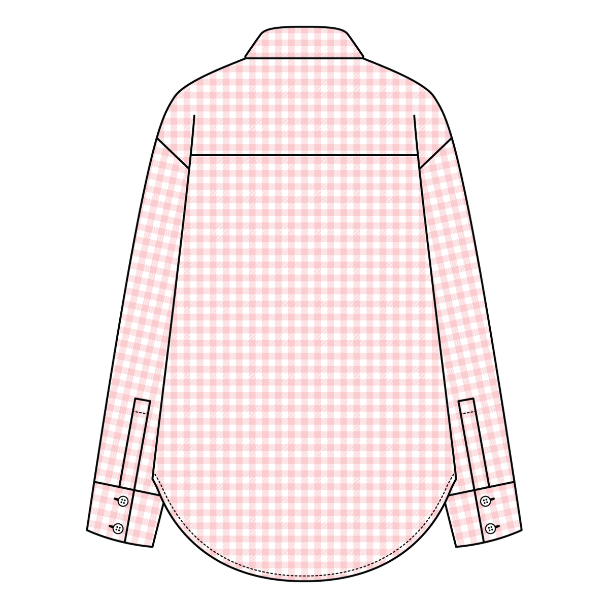 Women’s Classic Oversized Gingham Button-Down Shirt