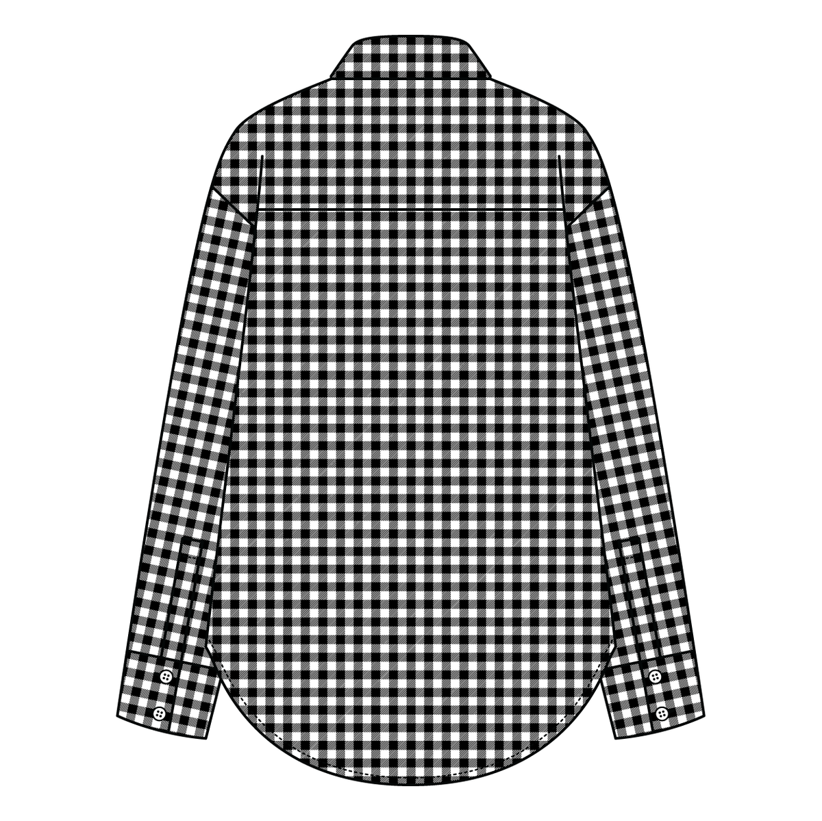 Women’s Classic Oversized Gingham Button-Down Shirt