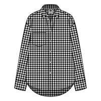 Women’s Classic Oversized Gingham Button-Down Shirt