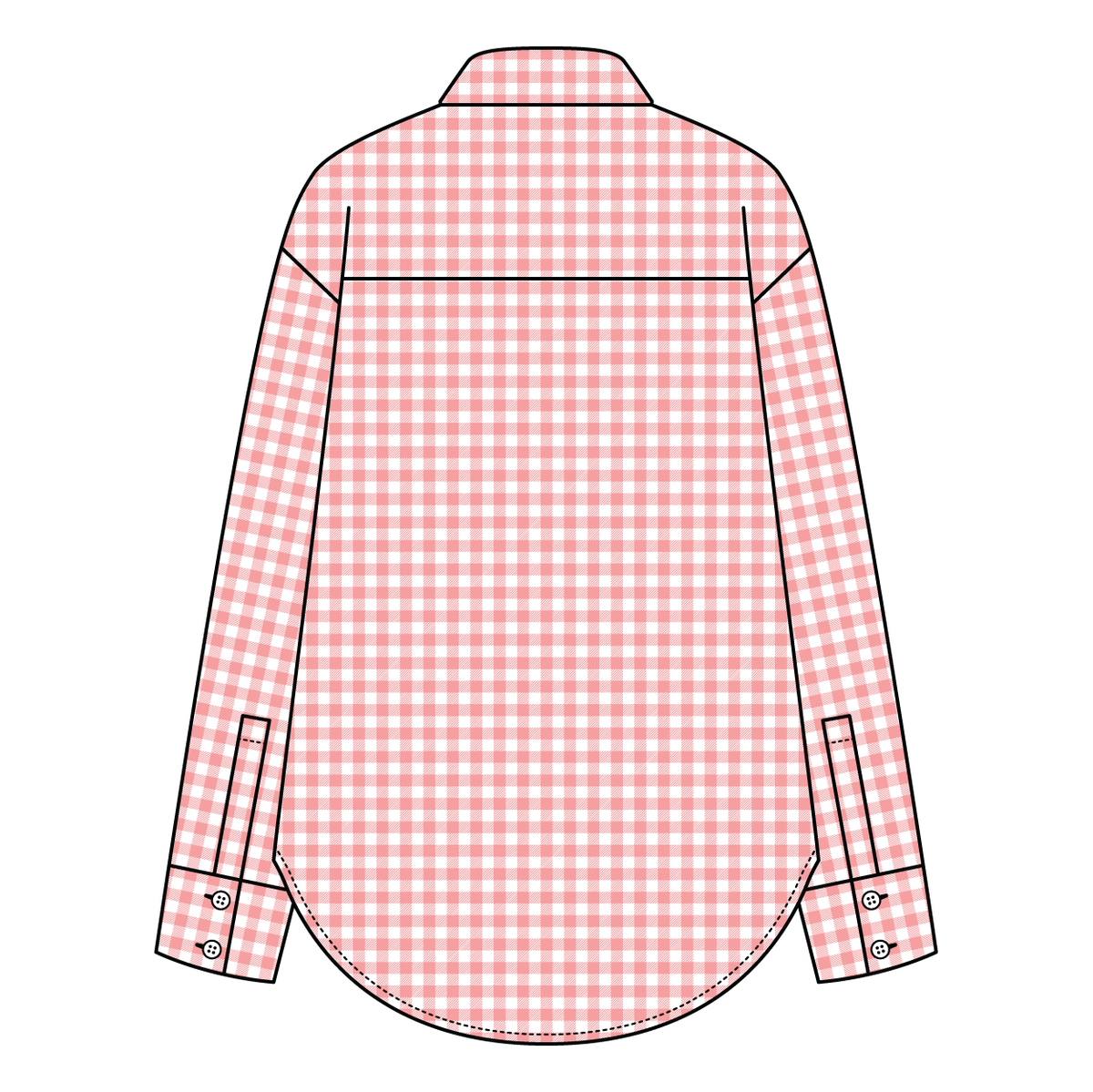 Women’s Classic Oversized Gingham Button-Down Shirt