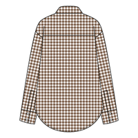 Women’s Classic Oversized Gingham Button-Down Shirt