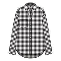 Women’s Classic Oversized Gingham Button-Down Shirt