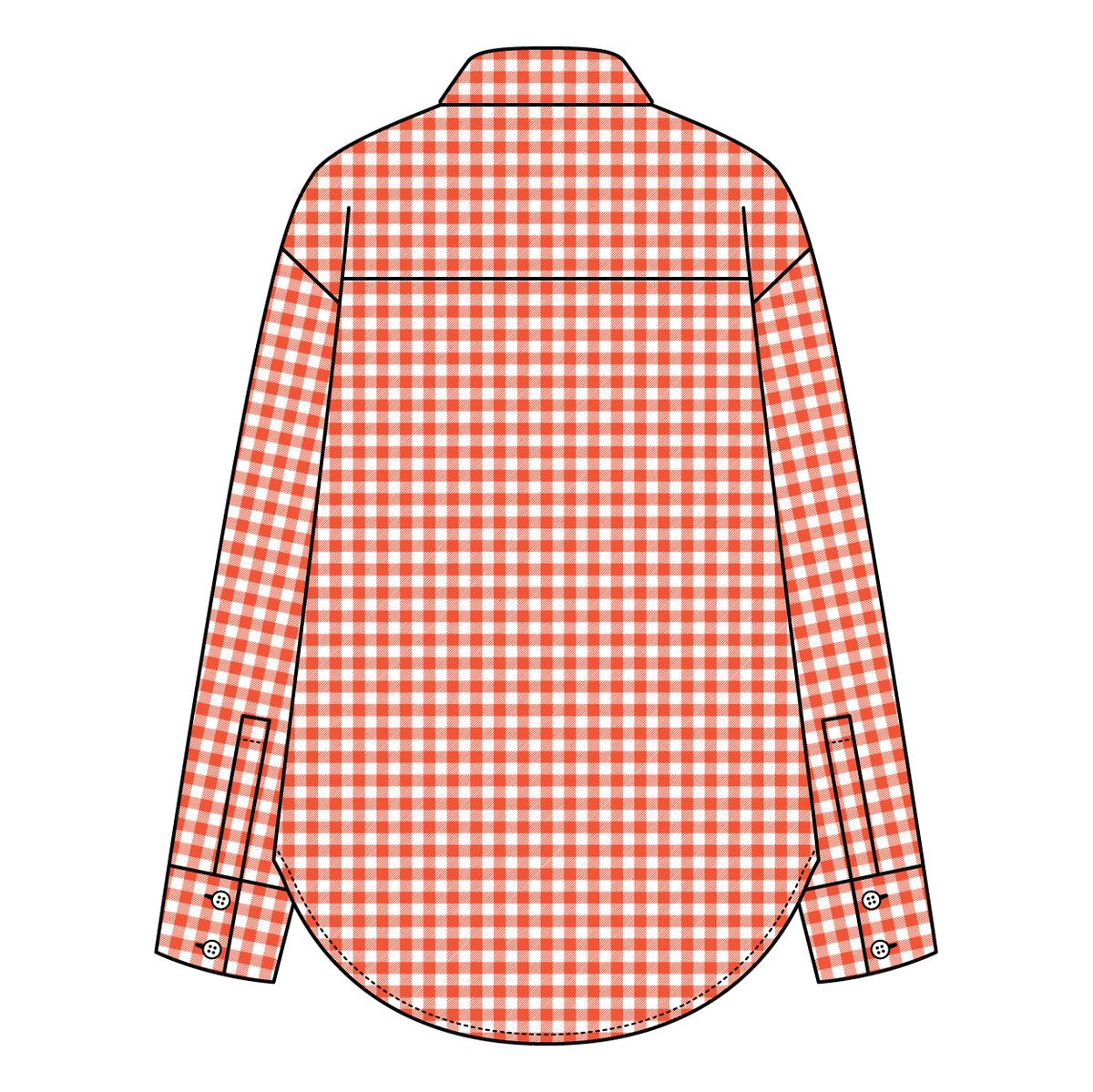 Women’s Classic Oversized Gingham Button-Down Shirt