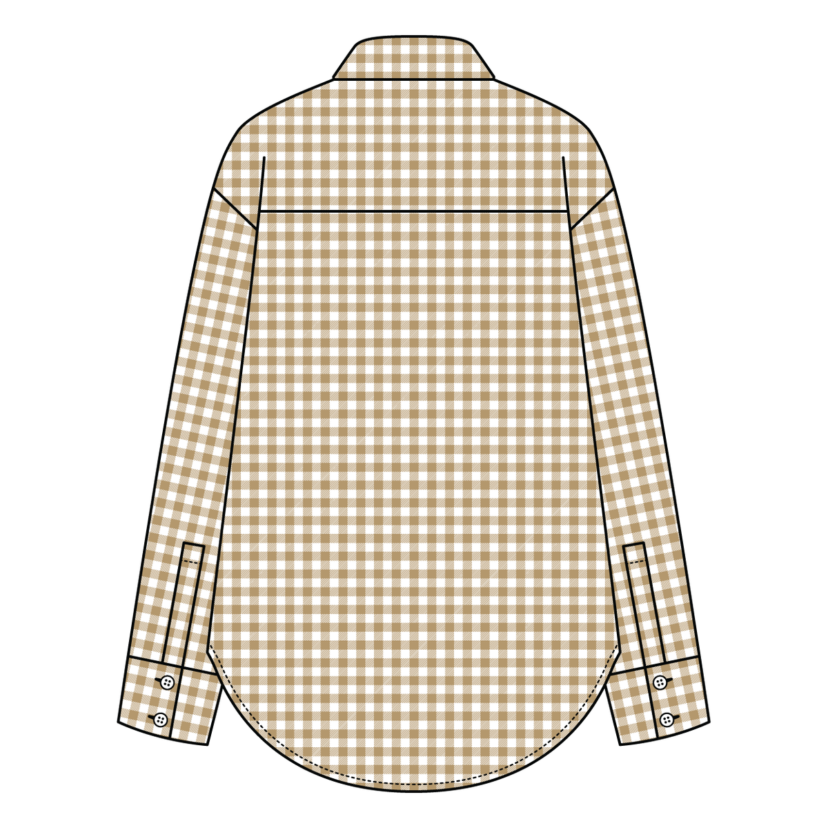 Women’s Classic Oversized Gingham Button-Down Shirt