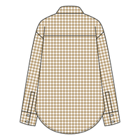 Women’s Classic Oversized Gingham Button-Down Shirt